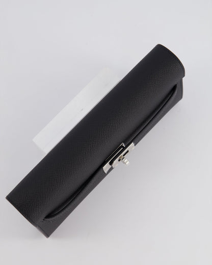 Hermès Kelly To Go Bag in Noir Epsom Leather with Palladium Hardware
