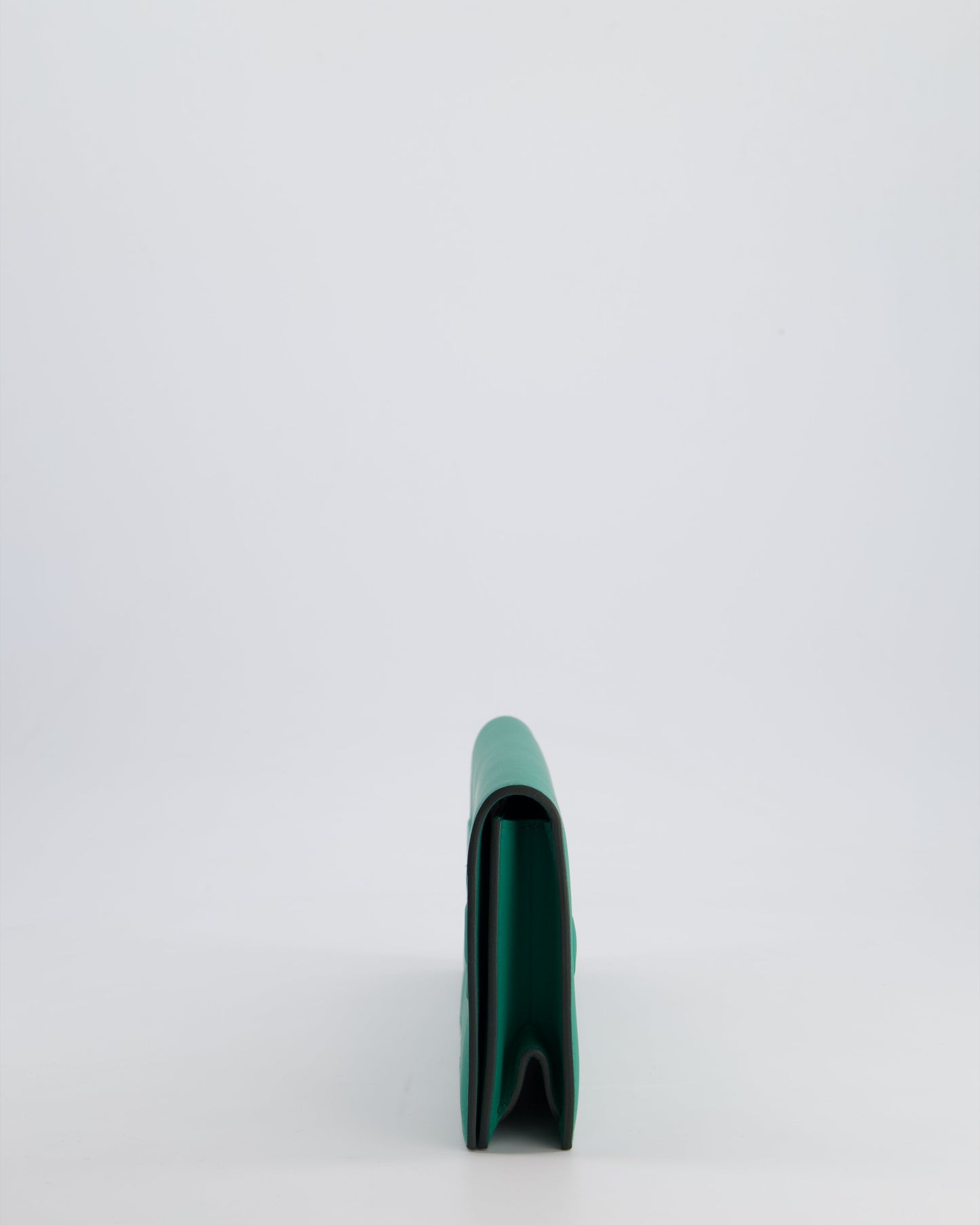 *FIRE PRICE* Hermès Birkin Shadow Cut Clutch Bag In Vert Vertigo Swift Leather