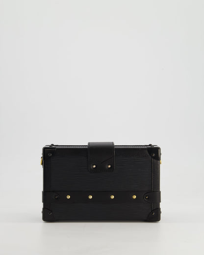 Louis Vuitton Black Petite Malle Bag in Epi Leather with Gold Hardware RRP £4,600
