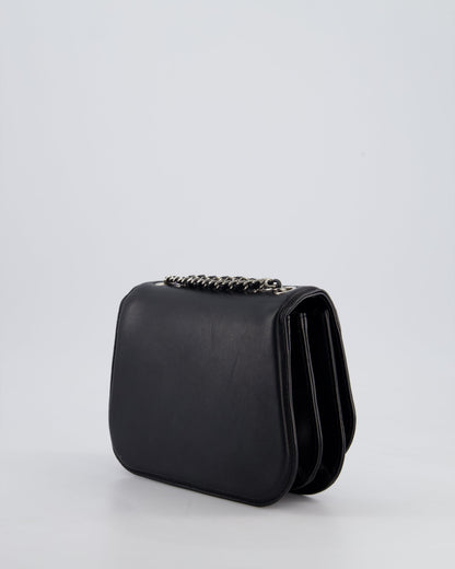 Chanel Braided Chic Flap Bag in Black Lambskin Leather with Silver Hardware