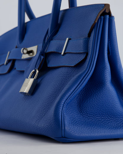 Hermès Shoulder Birkin 42 JPG in Clemence Leather with Palladium Hardware