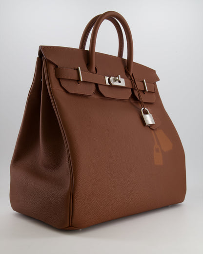 *LIMITED EDITION* Hermès HAC Bag 40cm Coup de Soleil in Gold Clair & Fonce Togo Leather with Palladium Hardware