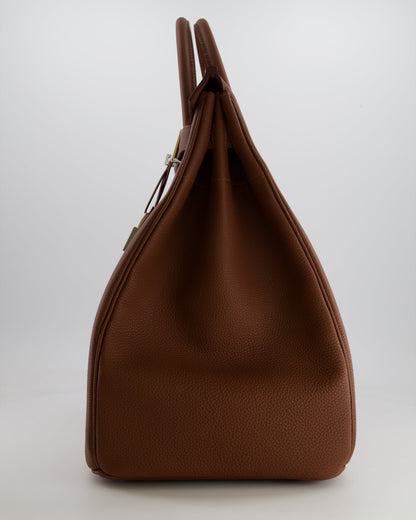 *LIMITED EDITION* Hermès HAC Bag 40cm Coup de Soleil in Gold Clair & Fonce Togo Leather with Palladium Hardware