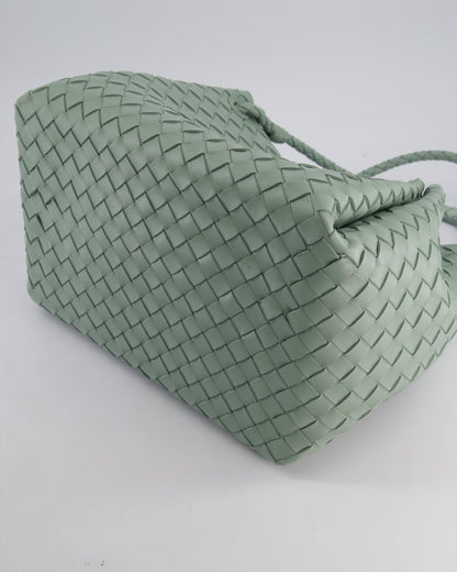 Bottega Veneta New Sauge Large Parachute Intrecciato Bag with Gold Hardware RRP £4,870