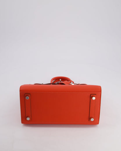 *HOT* Hermès Birkin 25 Sellier Bag in Capucine Epsom Leather with Palladium Hardware