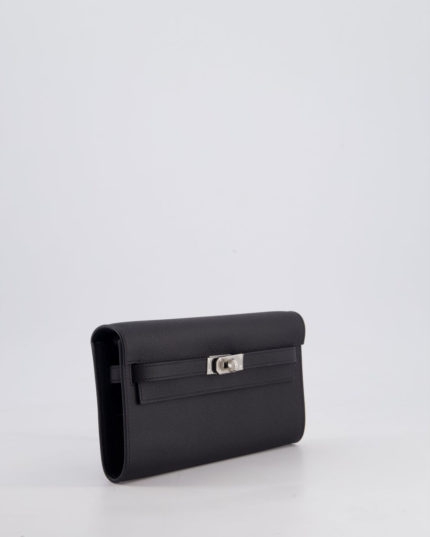 Hermès Kelly To Go Bag in Noir Epsom Leather with Palladium Hardware