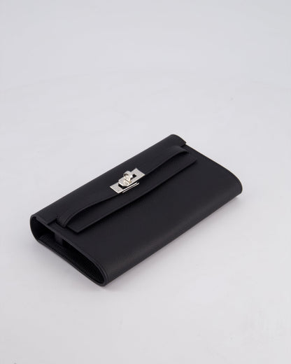 Hermès Kelly To Go Bag in Noir Epsom Leather with Palladium Hardware