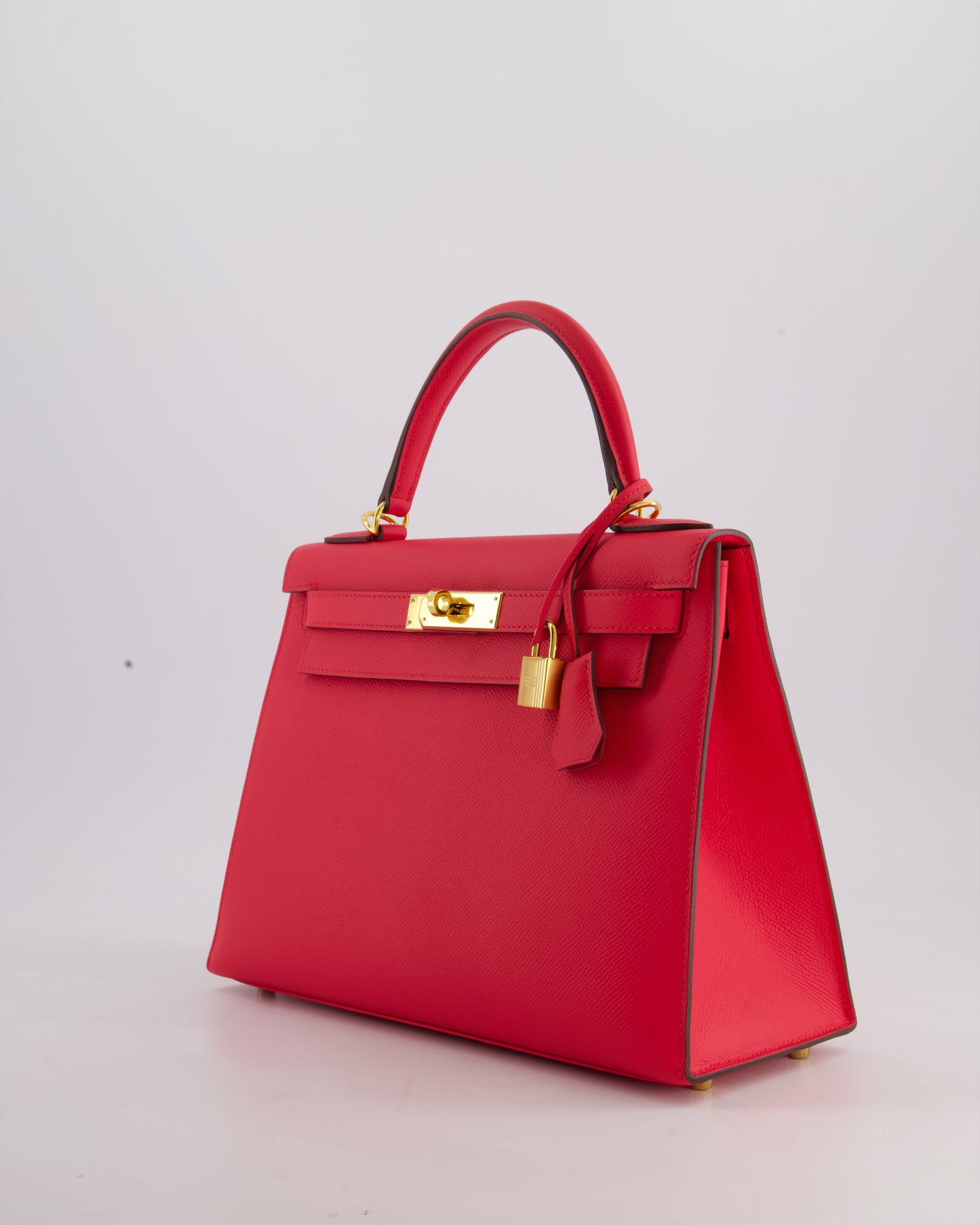Hermès Kelly Bag 28cm Sellier in Rose Extreme Epsom Leather with Gold Hardware