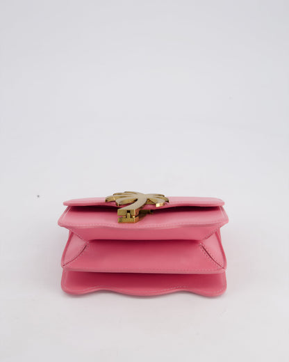 Palm Angels Mini Palm Beach Wave Pink Crossbody Bag