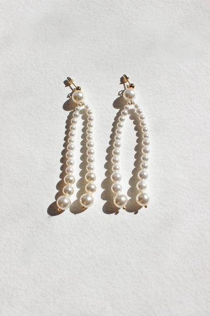 Pearl Chandelier Drop Earrings