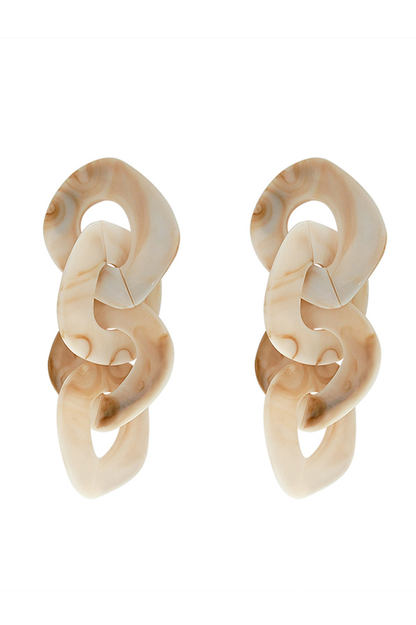 Geometric Acrylic Long Earrings