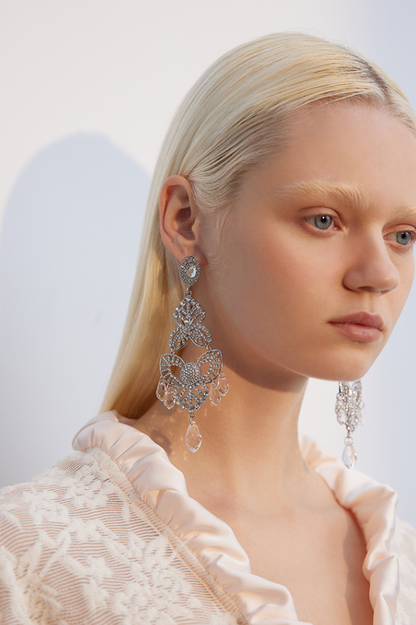 Diamante Drop Earrings