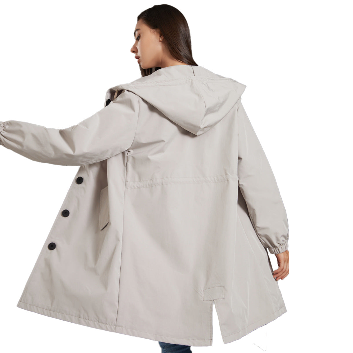 Casual Waterproof Outdoor Rain Jacket with Hood for Women | Great for Outdoor Activities