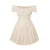 Swiss Dot Dress Women Summer Clothes Off Shoulder Short Sleeve High Waist Mini Dress Elegant Ladies Dresses Clubwear