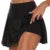Faldas cortas de verano para mujer, para correr, tenis, baile, fitness, de secado rápido, con forro liso, cintura alta, DF4987