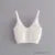 Women’s 3-piece Set Korea Style White Cardigan Furry Single-breasted Button Tank Top Knitted Sweater Jumper Shorts Pants Set