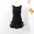 Elegante vestido corto blanco sin mangas para mujer, ajustado, con cuello redondo, espalda descubierta, dobladillo con volantes, vestidos de noche para fiesta, ropa de calle de verano para mujer