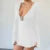 Vestido sexy metalizado ajustado con escote pronunciado para mujer, minivestido de manga larga con cintura alta, elegante, liso, para fiesta otoñal.