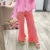 Pantalones anchos a cuadros, estilo preppy, estilo vintage, con volantes en el bajo, holgados, con cintura elástica, estilo Fairycore, ropa Y2K