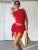 Women’s Halter Lace-up Two Pieces Sets Spaghetti Strap Camisole Hip Slim Mini Skirt New Streetwear Female Dress Suit Hot
