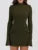 Sexy Slim Mini Dress For Women Two Pocket 2025 Spring Autumn New Long Sleeve A-line Solid Club Party Dress Elegant Female