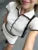 Contrast Color Knitted Mini Skirt Suit Women’s Short Sleeve T-shirt Slim High Waisted Skirts Matching Sets Casual Fashion