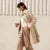 Gabardina para mujer, de talle largo, con mangas raglán y solapa, nueva primavera, holgada, triple protección, abrigo literario color caqui.