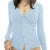 Lace Shirt Fairy Grunge Clothes y2k Aesthetic Single Breasted Long Sleeve Tops Women V Neck Ribbed Tee Streetwear