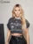 Camisetas casuales con estampado de retrato para mujer, camisetas clásicas de verano nuevas de manga corta con cuello redondo, camisetas femeninas que combinan con todo, top de calle de tendencia