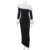 Vestido de manga larga con abertura y empalme de felpa para mujer, sexy, con cuello oblicuo, elegante, para fiesta de invierno.