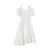 Vestido de mujer con cintura atada, texturizado, elegante y suave, de verano, irregular, con dobladillo con volantes, falda corta con estampado de campanillas, divertido