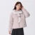 Chaqueta de plumón para mujer, impermeable, holgada, suave, de invierno, nueva, con imitación literaria de piel de conejo, con botones de cuerno, resistente al viento