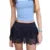Falda de encaje Y2K para mujer, ropa Fairycore, falda elástica de cintura baja con capas, faldas Lolita Kawaii, ropa de calle de los años 2000