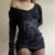 Vestido mini con estampado gráfico de estrellas Harajuku, estilo vintage, e-girl, gótico, oscuro, academia, centro comercial, gótico, ajustado, Y2K, estética retro grunge.
