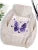 Hermosa sudadera con estampado de mariposa morada para mujer, sudadera con bolsillo de forro polar, sudadera informal sencilla, ropa de calle holgada de otoño para mujer