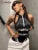 Printed Stunning Bodysuits Women Hipster Halter With Zipper Backless Bandage Sexy Playsuit Female Summer Swim Trend Wear