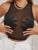 Top Y2k sin mangas con cuello redondo a la moda, top sexy de hilo de red ligeramente transparente para mujer, top corto con bordado de alta elasticidad