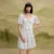 Dress Girl Bow Girl Feeling  Summer New Love Fragmented Flower Bud Dress