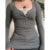 y2k Fairy Grunge Tops Women Button Lace Patchwork Long Sleve T Shirt Autumn Basic Pullovers Retro Aesthetic Clothes