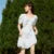 Dress Girl Bow Girl Feeling  Summer New Love Fragmented Flower Bud Dress