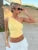 Incline Shoulder Vests Women Solid Concise Summer Stacked Ruched Slim Crop Tanks Female Basic Street Holiday Wild Tops