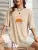 Camiseta con estampado creativo de sol para mujer, tops de verano de hip hop, cuello redondo, manga corta combinable, de algodón, ropa cómoda para mujer
