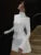 Sexy Slim Mini Dress For Women Two Pocket 2025 Spring Autumn New Long Sleeve A-line Solid Club Party Dress Elegant Female