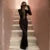 Sexy Hollow Out Knitted Maxi Dress Women Long Sleeve O-neck White Black Holiday Dresses Female 2025 Summer Lady Slim Fit Robes