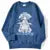 Sudadera con capucha estilo Harajuku con diseño de chica de anime para parejas, estilo kawaii, cómoda y creativa, ideal para combinar con todo, ropa de calle cómoda para mujer.