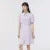 Dress Women Puff Sleeves Sweet Gentle  Summer New Temperament Solid Color Exquisite Shirt Dress