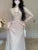 Vestidos de punto de otoño e invierno para mujer, cuello vuelto, moda coreana, corte en A, vestido liso informal, vestidos ajustados para mujer, nuevo