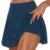 Faldas cortas de verano para mujer, para correr, tenis, baile, fitness, de secado rápido, con forro liso, cintura alta, DF4987