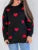 Suéter de punto para mujer, jersey holgado de otoño a la moda con retazos, manga larga, informal, de punto, ropa de calle, jersey de contraste para mujer