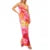 Vestido tubo sexy de los años 2000 para mujer, de verano, con estampado floral, sin tirantes, sin mangas, sin espalda, vestidos largos para cóctel, fiesta en la playa.